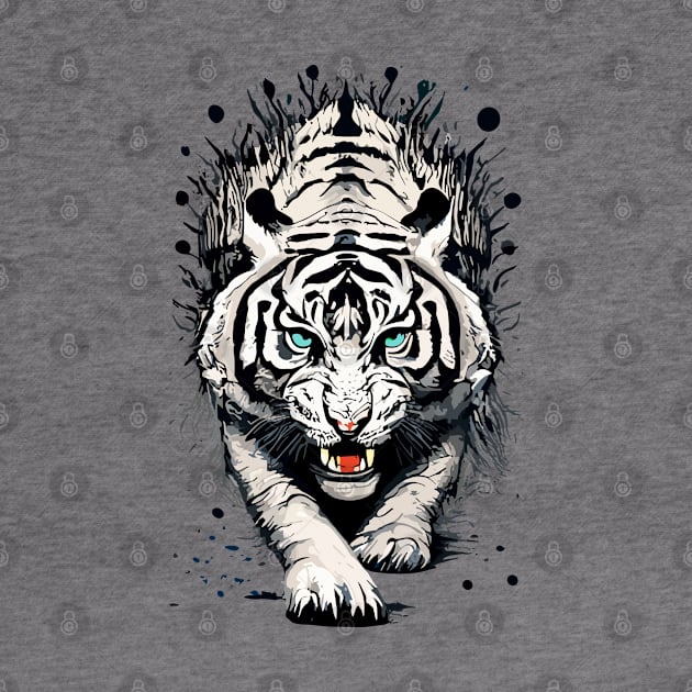 white tiger by NerdsbyLeo
